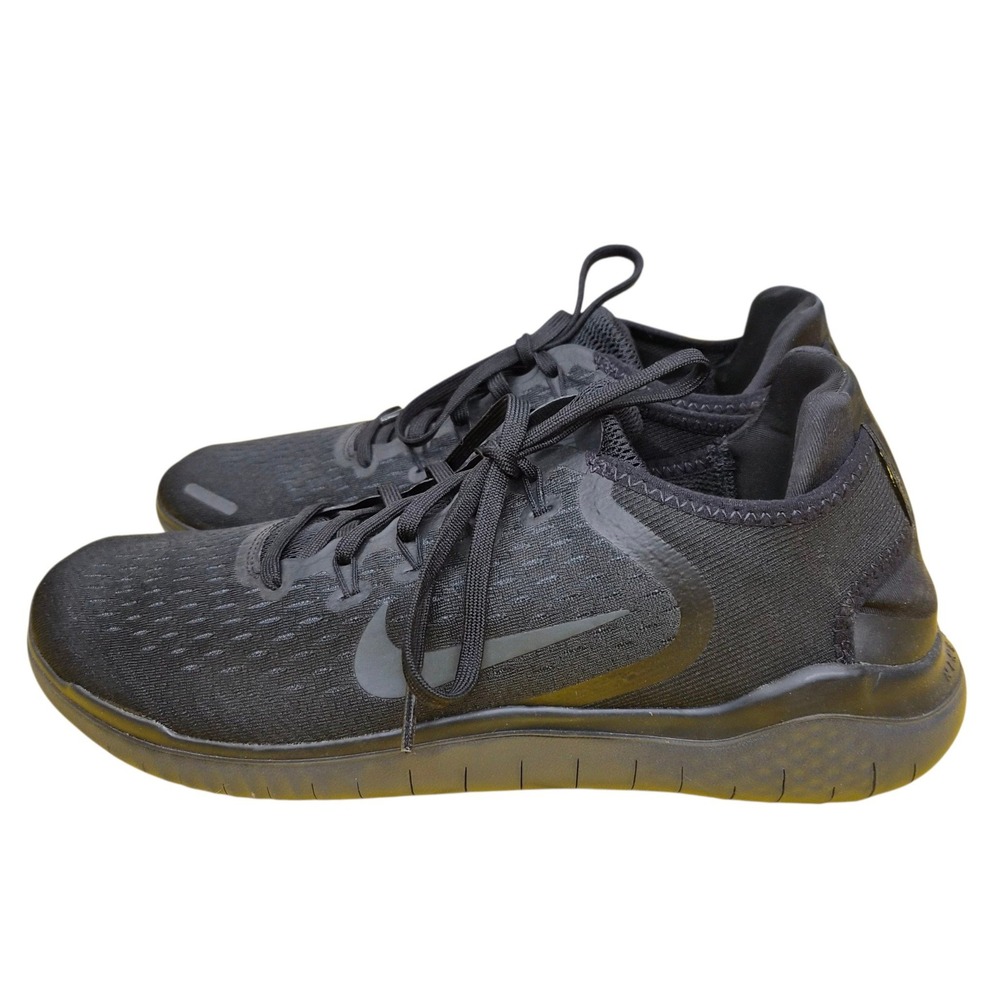 Nike Free RN 2018 Mens Running Shoes Triple Black 942836-002 Size 10